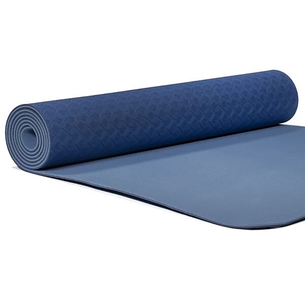 Yoga Mat TPE - estera de yoga azul - Yogi y Yogini Premium - Imagen 5