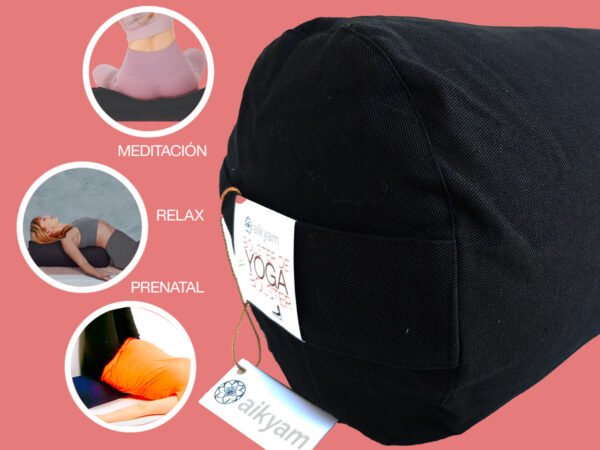 Bolster yoga de Algodón Orgánico - Imagen 2
