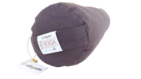 Mini Bolster de Yoga. Cojín Cervical 43 x 13 cm. Reposacabezas, Soporte de Rodillas, Apoyo de empeines - Imagen 2