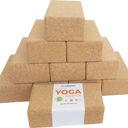 Pack 10+1 - Bloque de Corcho para Yoga y Pilates Cork Block