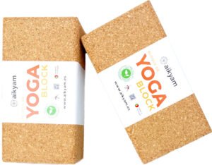 bloques de corcho para yoga