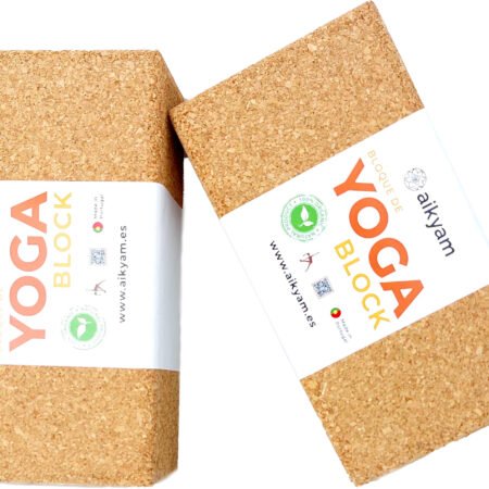 bloques de corcho para yoga